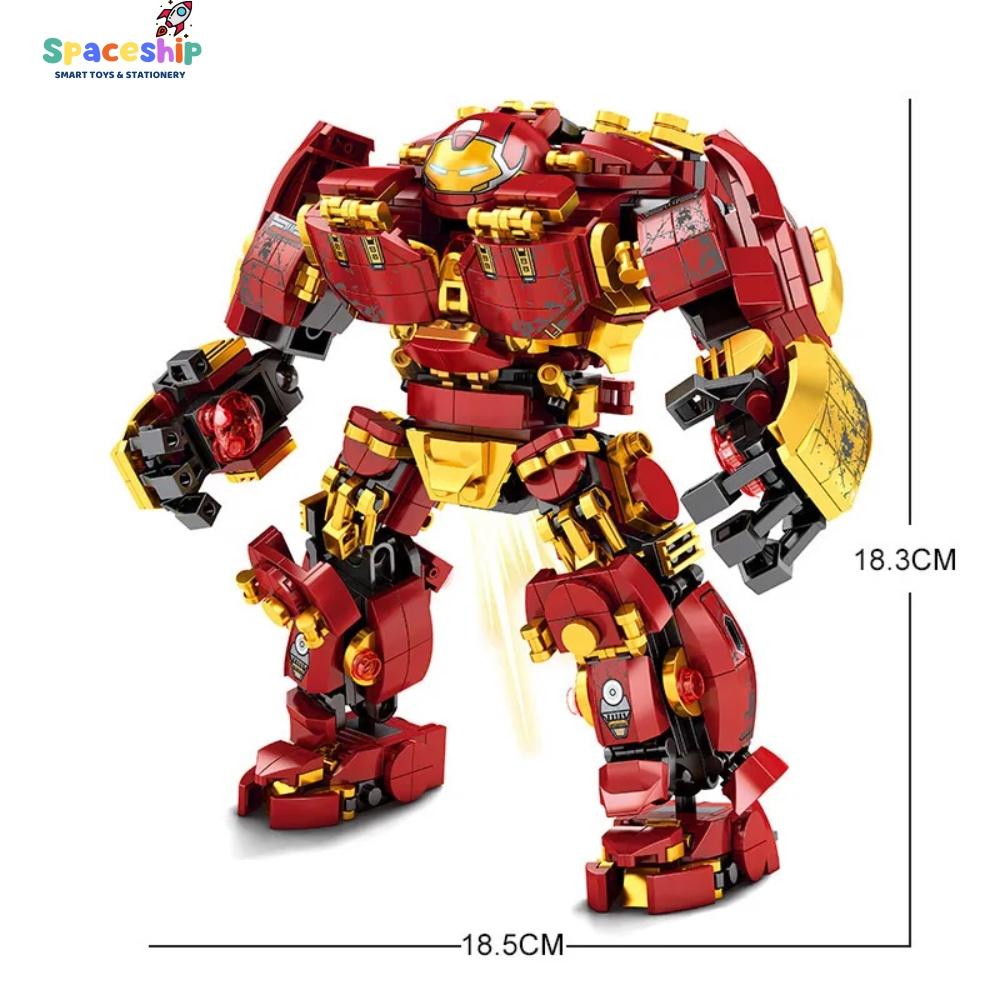 Đồ Chơi Lắp Ráp Mô Hình Iron Man Hulkbuster 856 Mảnh Ghép