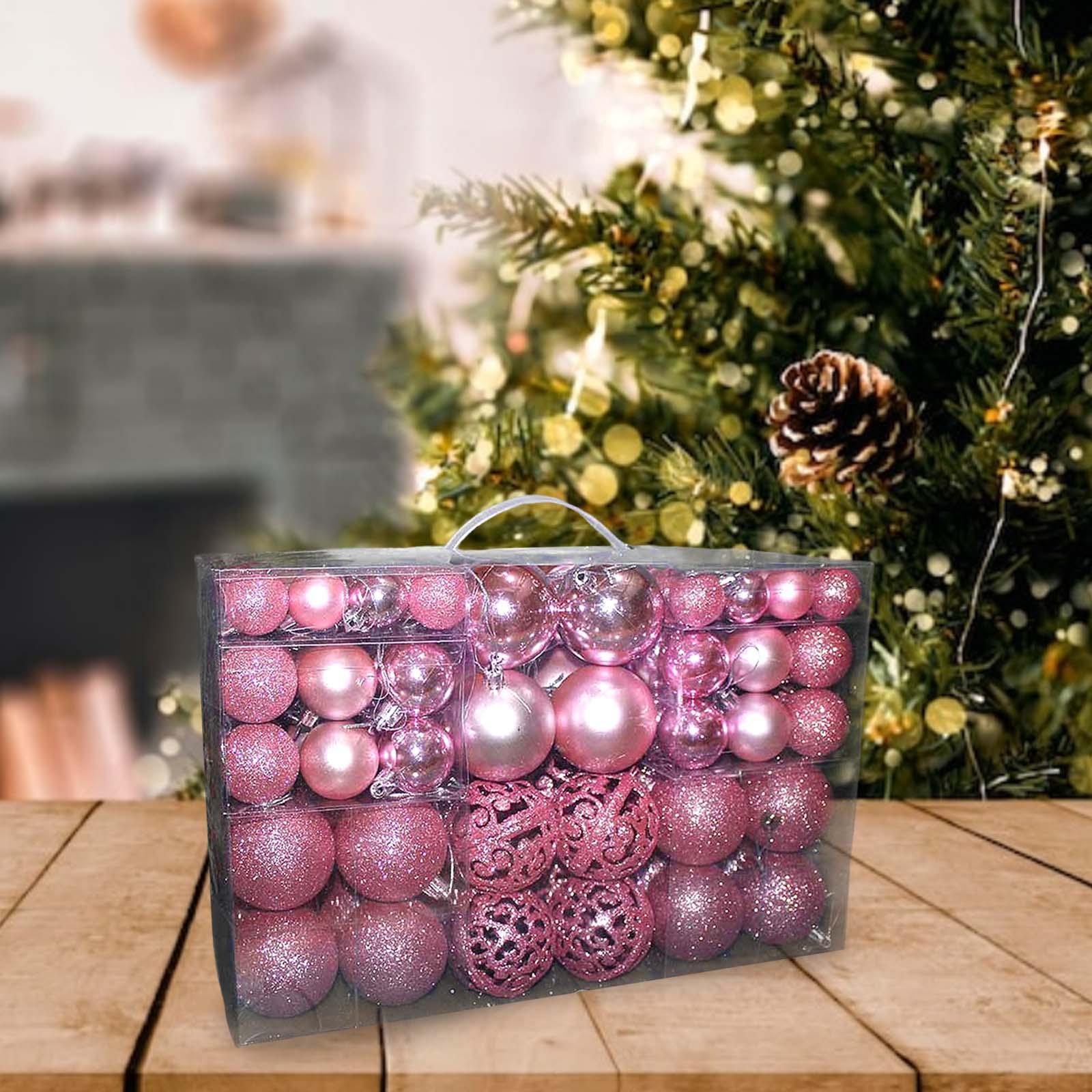 100 Pieces Christmas Tree Ornaments Xmas Tree Decorations for Holiday Decor