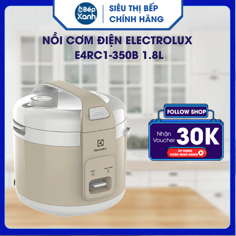 Nồi Cơm Điện Electrolux E4RC1-350B 1.8L - Hàng Chính Hãng