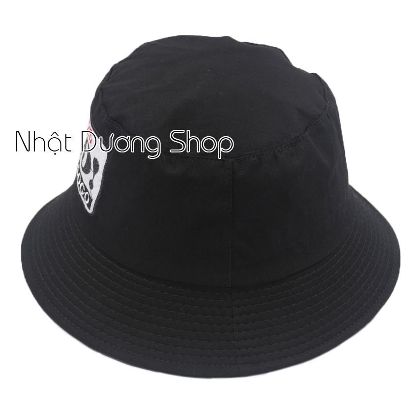 Nón bucket tai bèo Let's Go Lala GoGo - Đen chất liệu Cotton đẹp, tạo cho sự thoải mái và thoáng mát