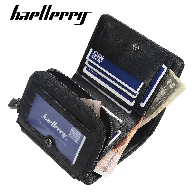 bóp ví nam hàng hiệu gập 3 có nhiều ngăn đựng vừa thẻ căn cước, thẻ ngân hàng - D9159