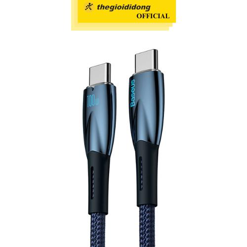 Cáp Type C - Type C 1m Baseus Glimmer CB000025 - Hàng Chính Hãng