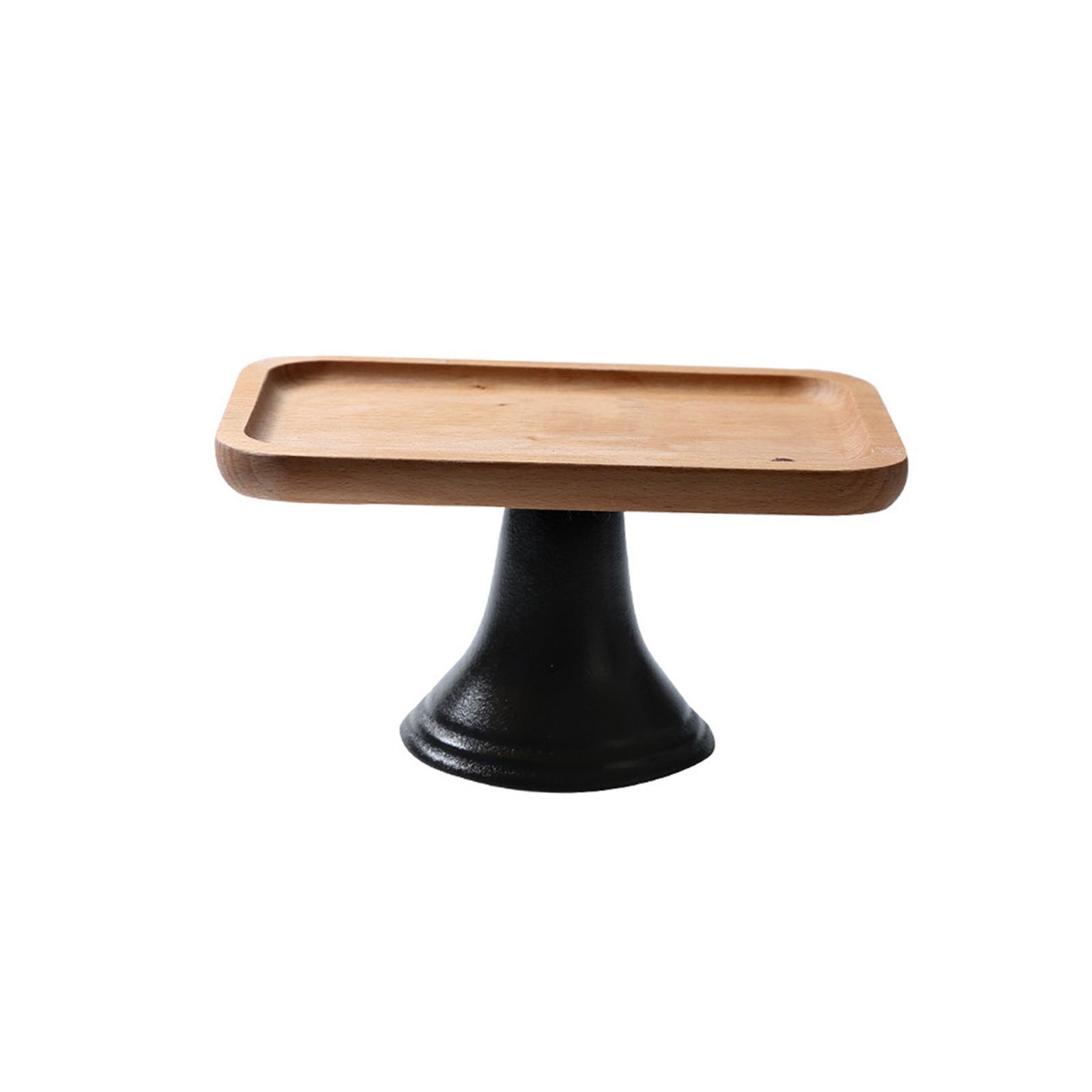 Cake Stands Food Serving Trays, Cake Stand Pedestal, Farmhosue Style Wooden Serving Tray, Cake Pedestal Display, Food Serving Trays for Wedding Party