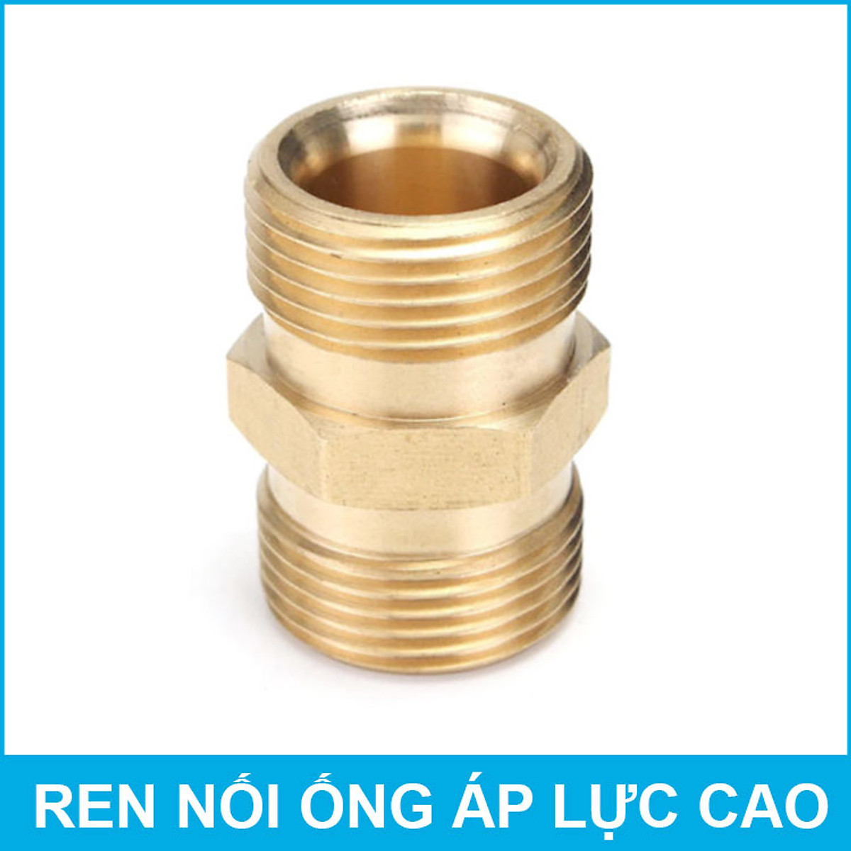 Ren nối ống dây áp lực cao ren 22mm