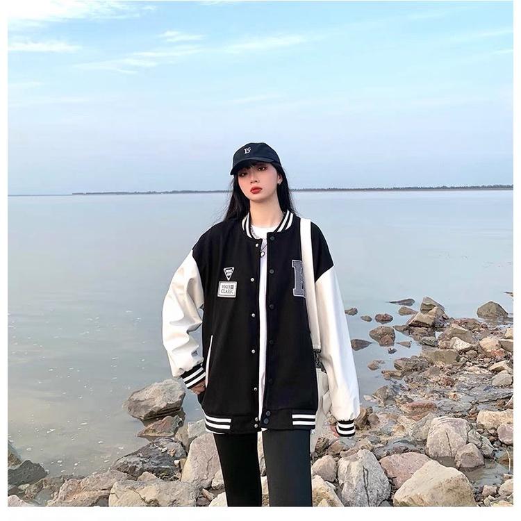 Hình ảnh ÁO KHOÁC HOODIE SWEATER PHONG CÁCH BOMBER CHỮ R SIÊU CÁ TÍNH TRẺ TRUNG NĂNG ĐỘNG