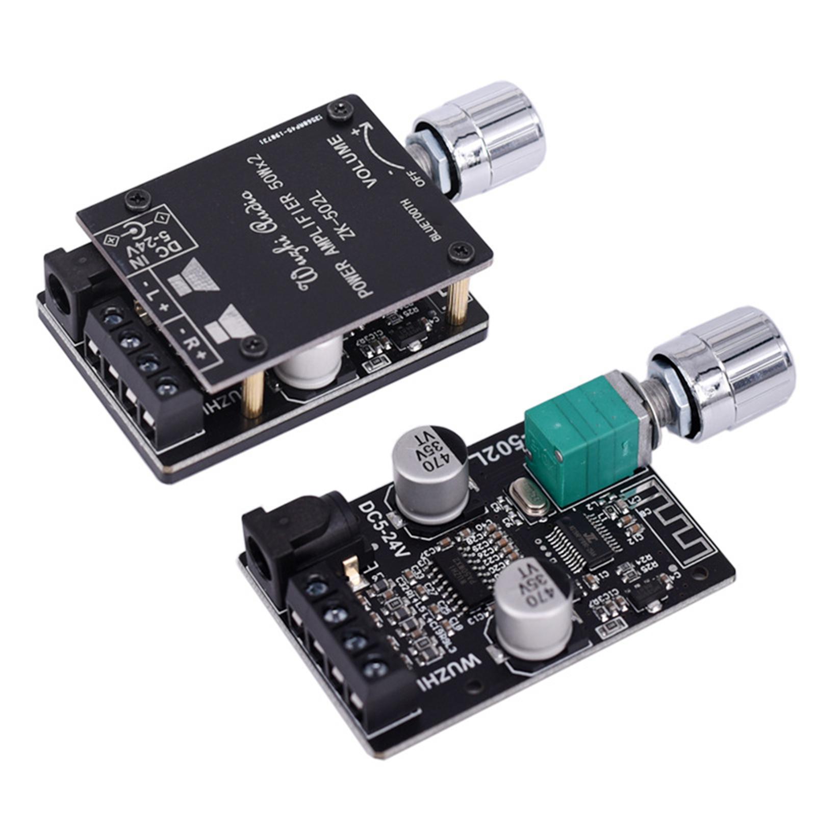 DC524V Bluetooth 5.0 Amplifier Board for DIY Store Theater Square Speakers