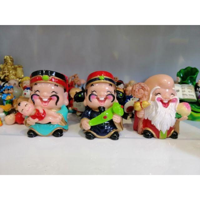 BỘ TƯỢNG 3 ÔNG PHÚC LỘC THỌ CAO 10 CM