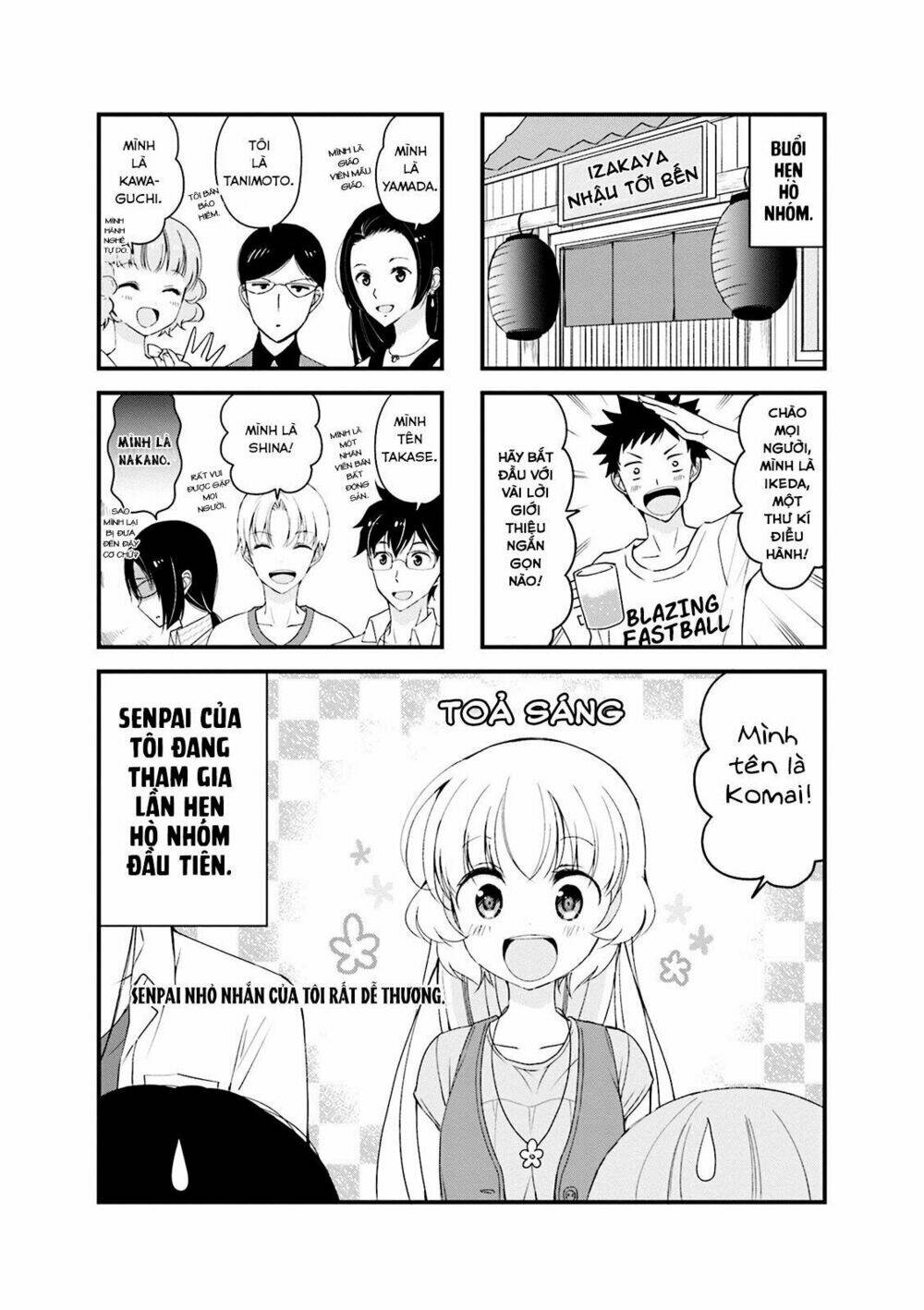 senpai nhỏ nhắn của tôi rất dễ thương chapter 14 3