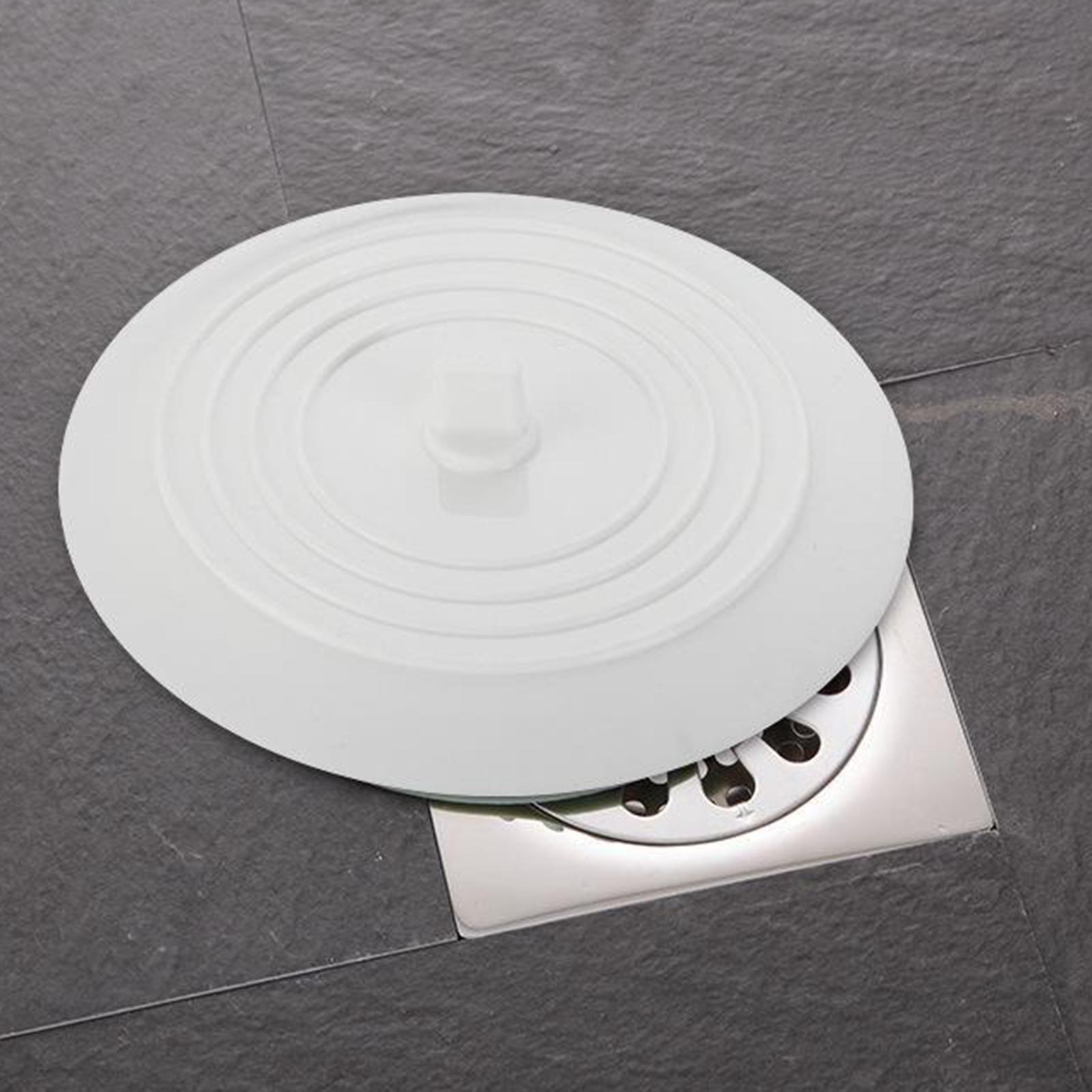 Silicone Tub Stopper Bathtub Drain Stopper Sealing Sink Stopper White