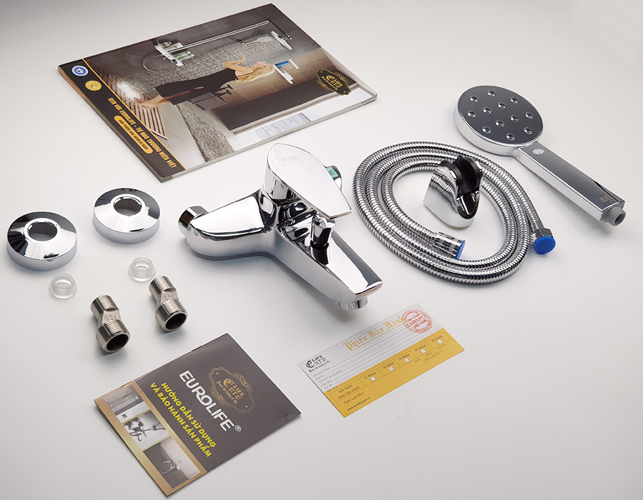 Củ Sen Nóng Lạnh Đồng Mạ Chrome Eurolife EL-SUN 01