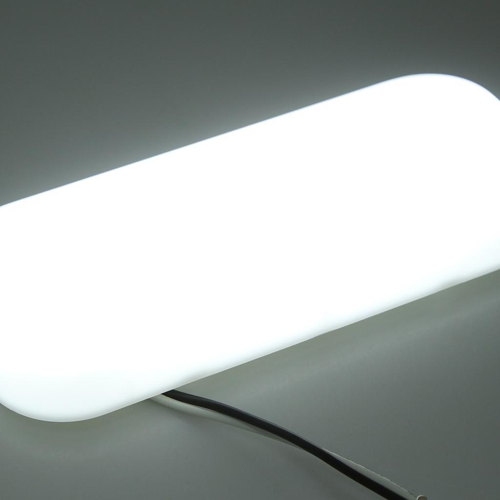 Interior LED Ceiling Light RV Boat Marine Dome 12V 500LM 6000K Surface Mount