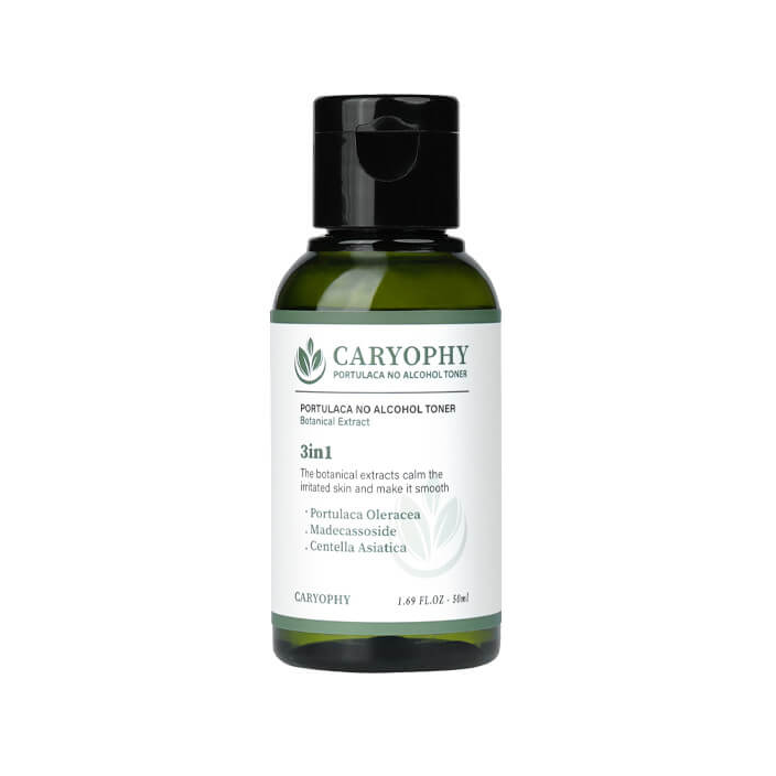 Nước Hoa Hồng Chiết Xuất Rau Má Ngừa Mụn Caryophy Portulaca Toner 50ml