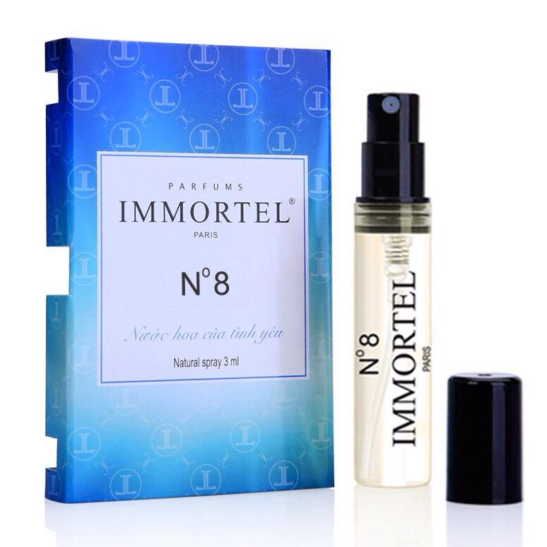 Nước hoa nữ IMMORTEL No8 Eau De Parfum 3ml