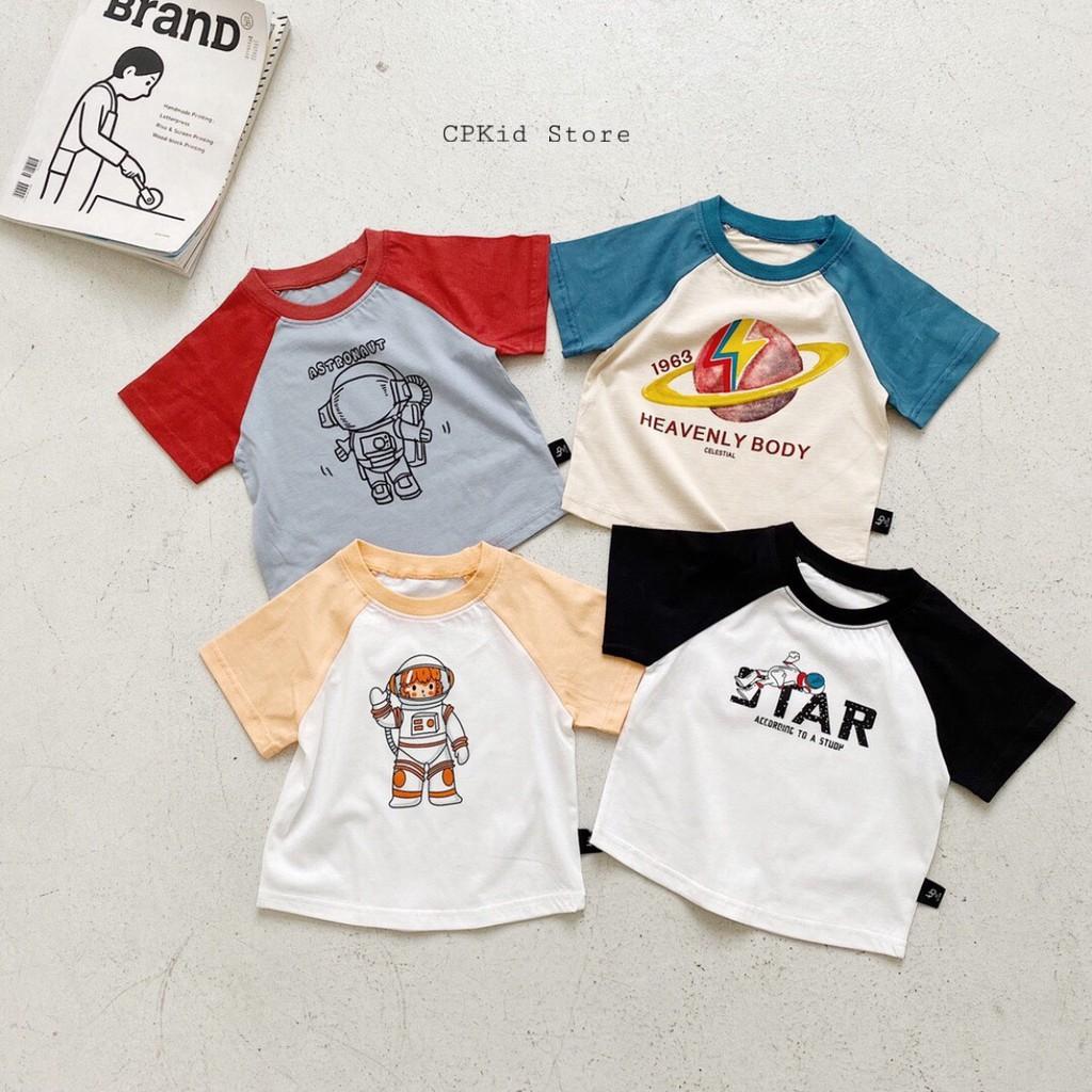Áo ngăn tay màu - CPKID PHỐI TAY MÀU - SỢI ORGANIC THÂN THIỆN MÔI TRƯỜNG - AN TOÀN CHO DA BÉ