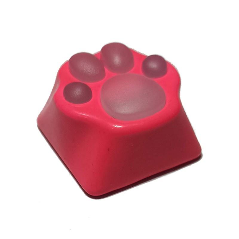 HSV Personality Customized Backlight keyCaps ABS Silicone Kitty Paw Artisan Cat Paws Pad Keyboard keyCaps for Cherry MX Switches