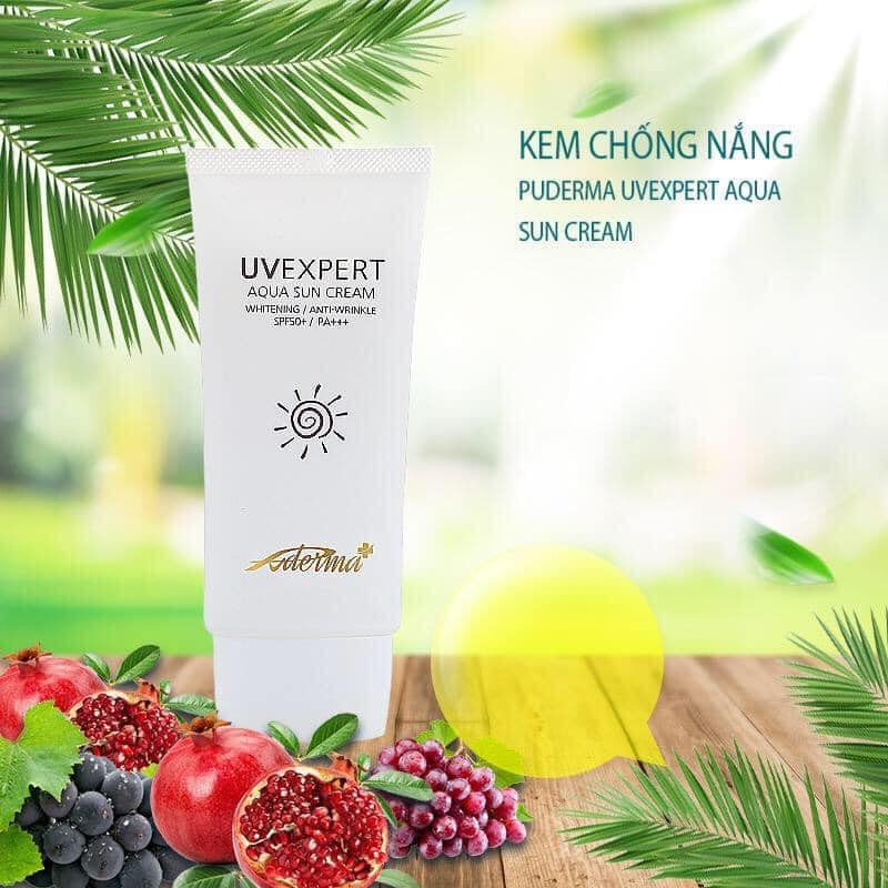 Kem Chống Nắng Hàn Quốc PUDERMA UVEXPERT AQUA : bảo vệ da trước tác hại của các tia UV từ ánh nắng mặt trời