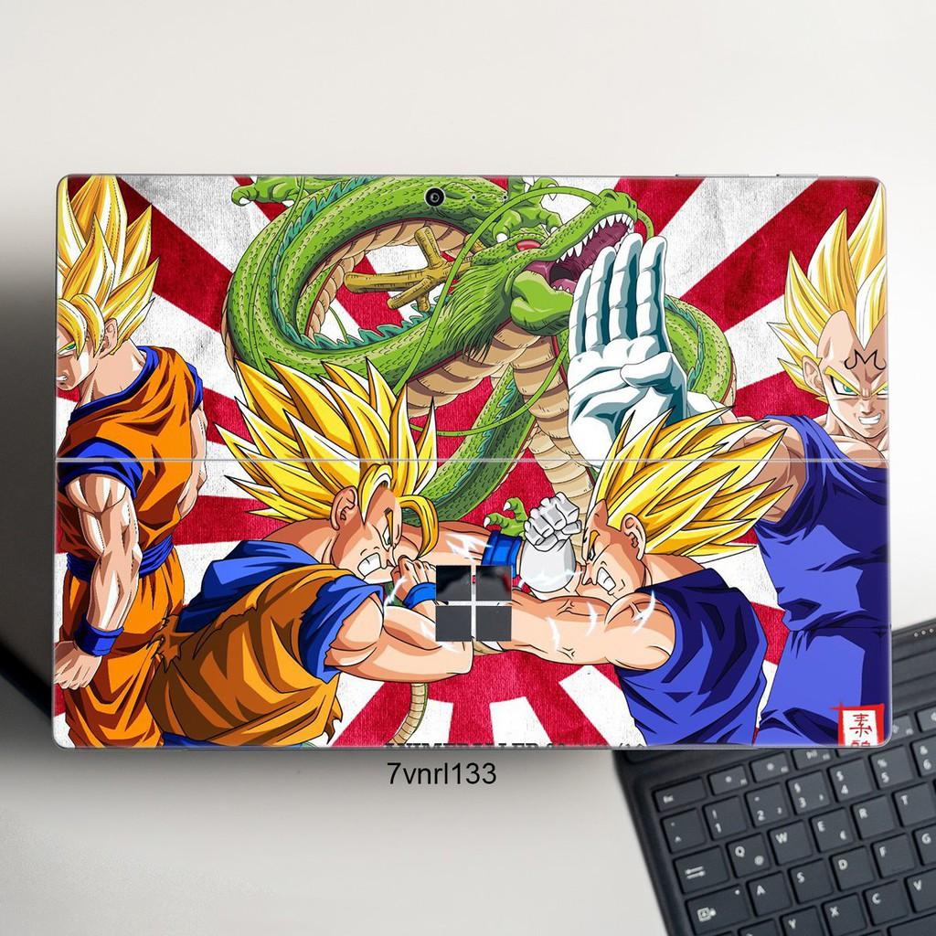 Skin dán hình Dragon Ball x02 cho Surface 3 2015; Go, Go 2, Go 3; Pro 2 3 4 5 6 7 8 X