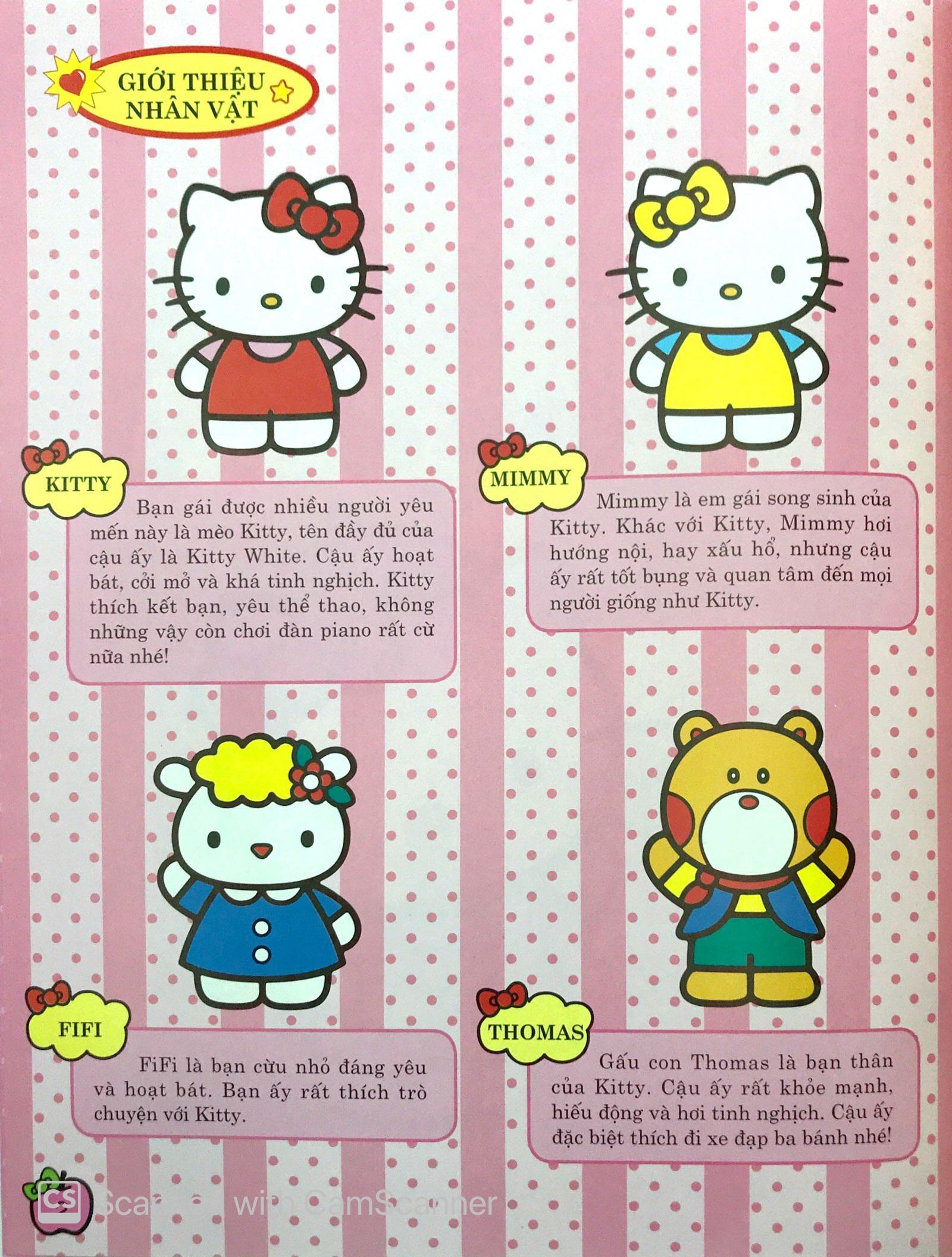 Hello Kitty - Một Ngày Bận Rộn (Dán Hình)