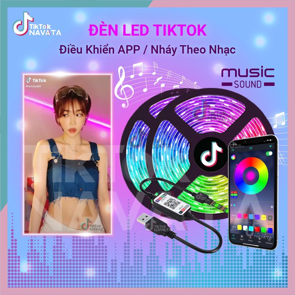 Chỉnh APP trên 16 triệu màu nháy theo nhạc đèn trang trí triệu view TikTok