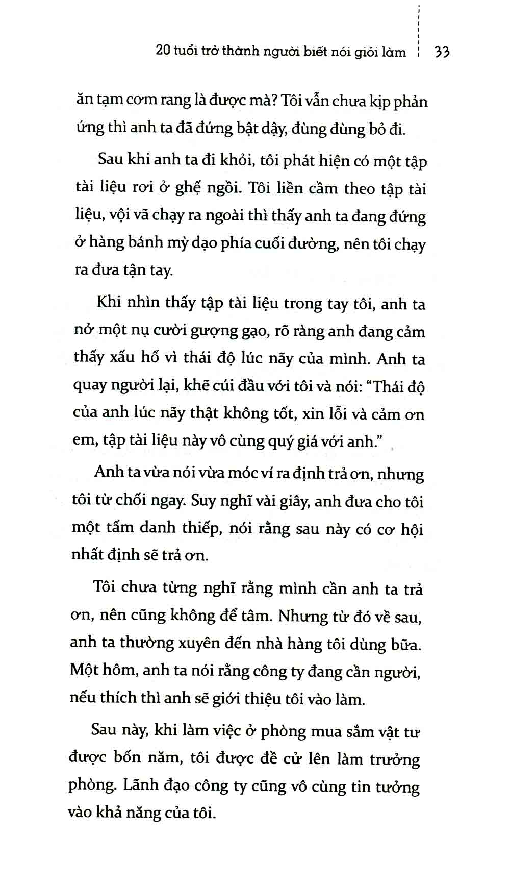 20 Tuổi Trở Thành Người Biết Nói Giỏi Làm _AL