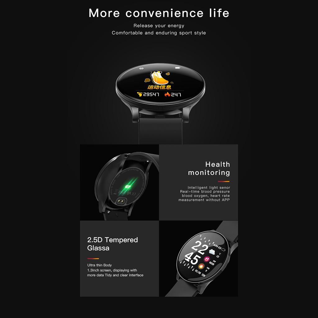 Men Sports Bluetooth Smart Watch Fitness Tracker Bracelet IP67 Waterproof