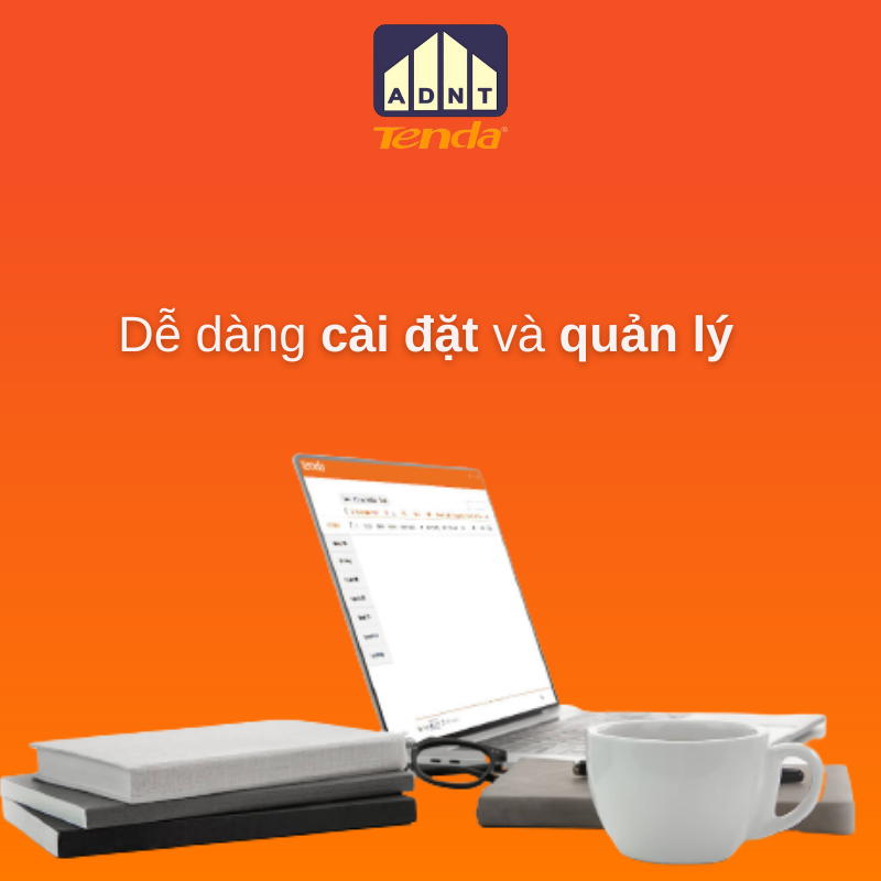 Thiết bị thu phát wifi ngoài trời tốc độ cao phạm vi 10km CPE O6 Tenda hàng chính hãng