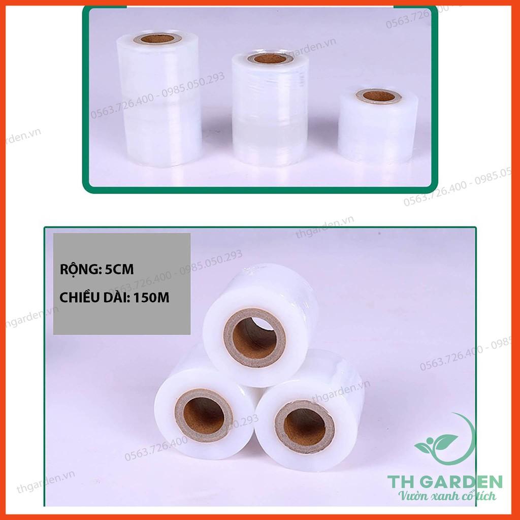 BĂNG KEO GHÉP CÂY 5CM*150M - Tự Dính Tự Hủy giúp bảo vệ mối ghép, nhanh liền - Tăng tỷ lệ sống của mối cây ghép