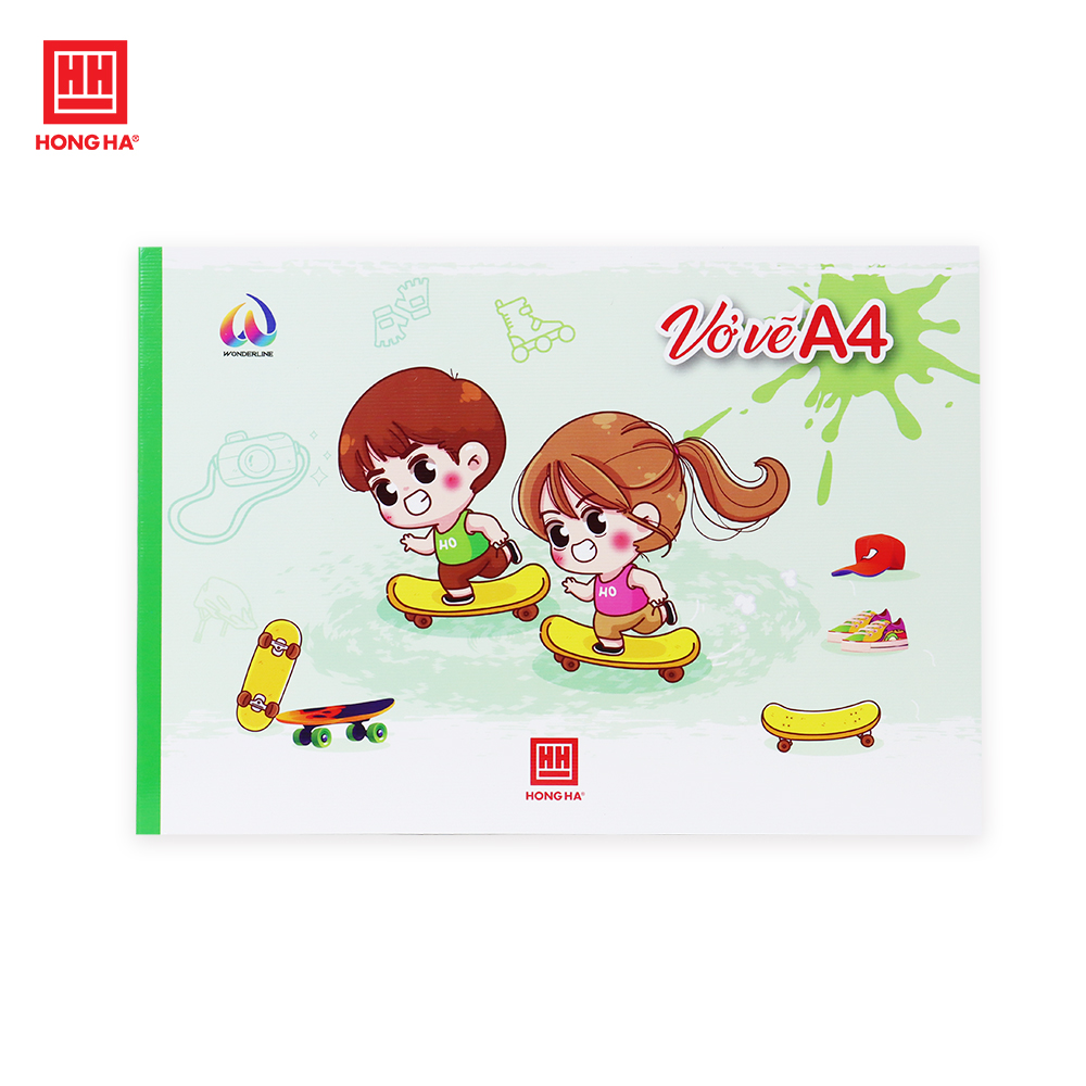 Vở vẽ A4 Hồng Hà 40 trang gáy ghim 4931