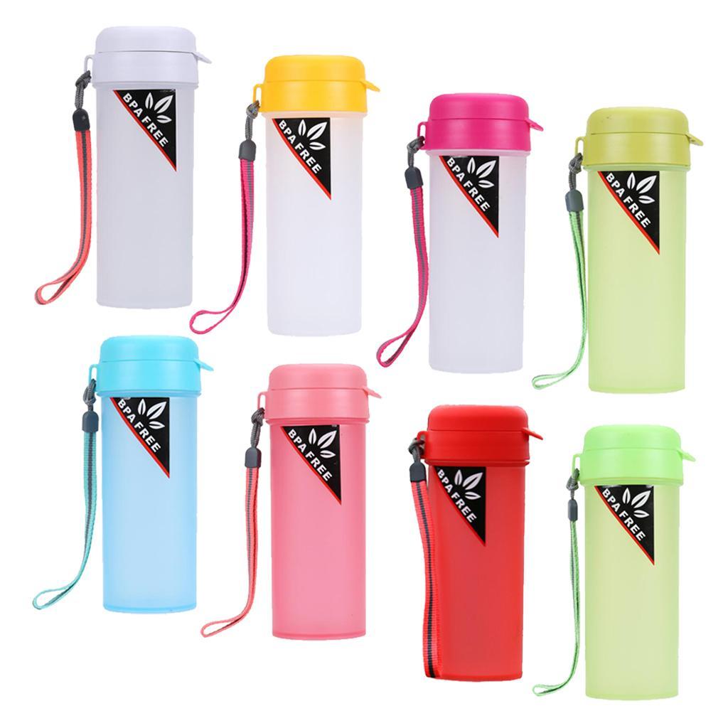 Sports Water Bottle Drink Bottle With Handle Strap Carrier Hiking