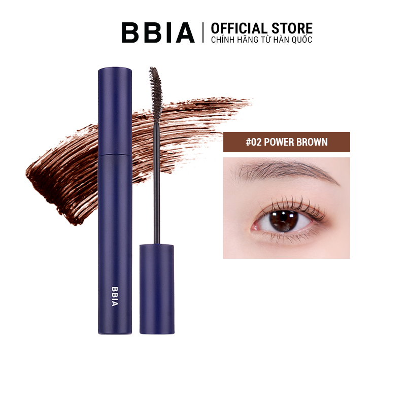 Mascara Làm Dày Mi Bbia Never Die Mascara #02 Power Brown