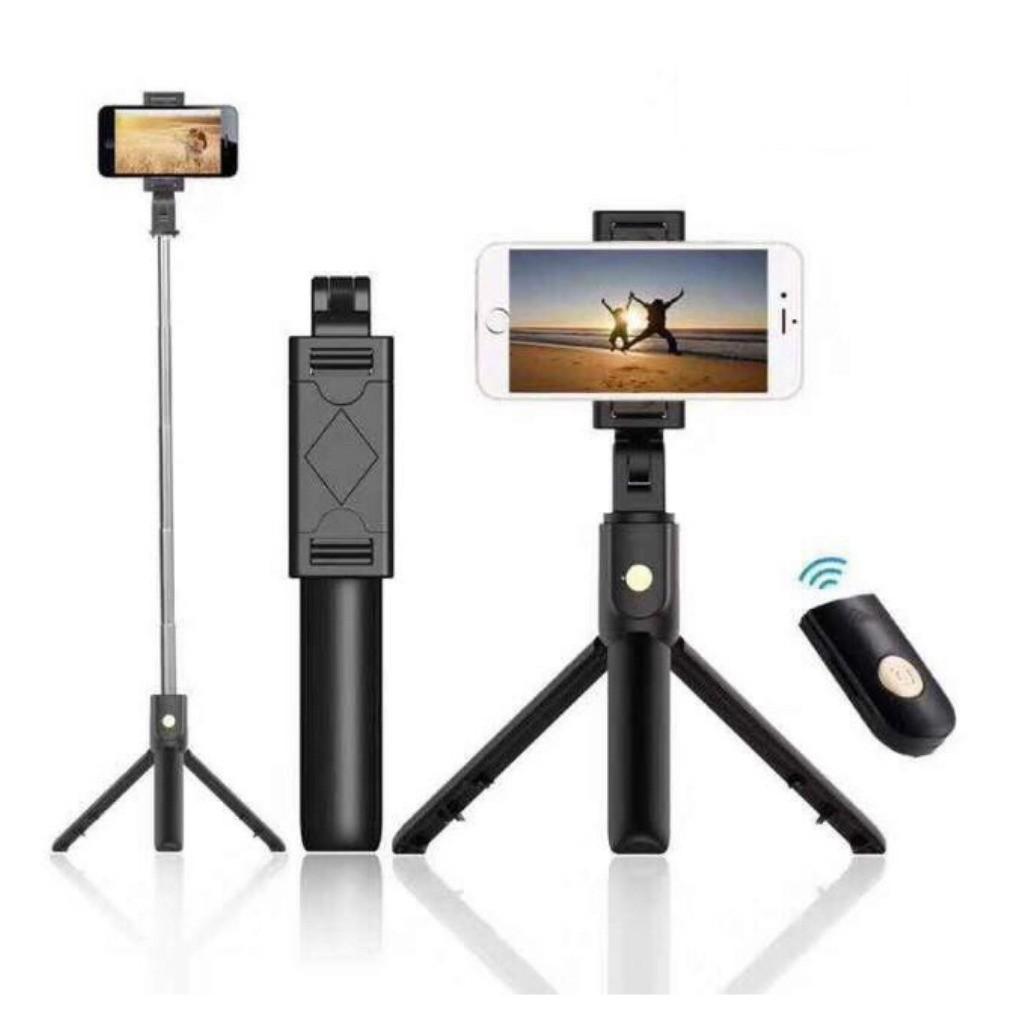 Gậy Chụp Ảnh 3 Chân Bluetooth Tripod K07, có remote điều khiển