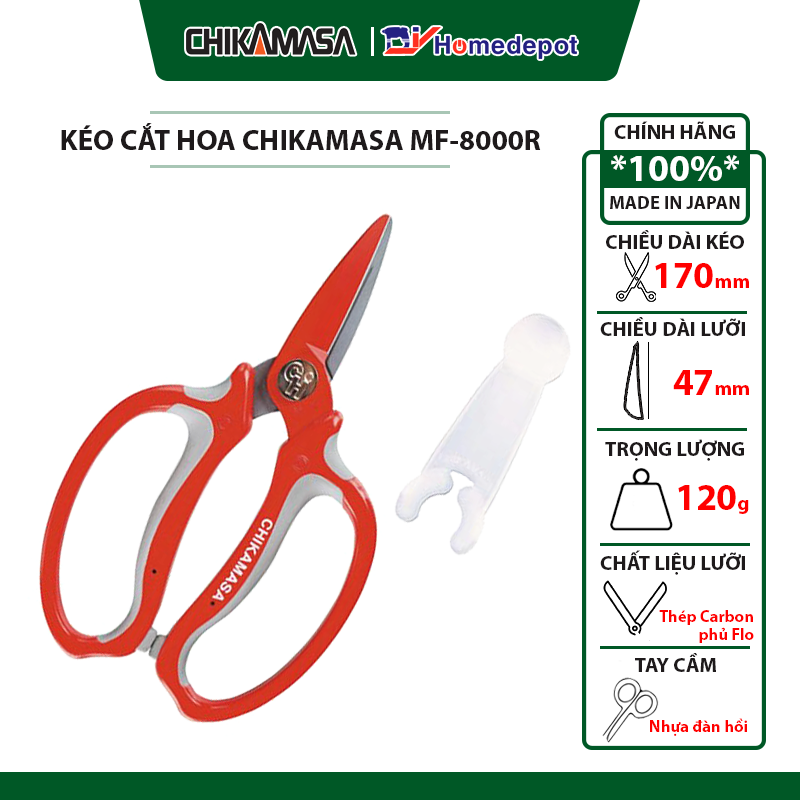 Kéo cắt hoa quả Chikamasa MF-8000R