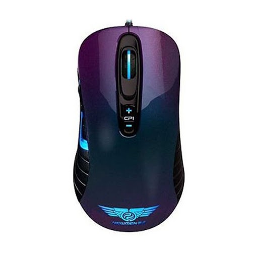 Chuột máy tính Newmen Gaming GX1-Pro 4000DPI Chipset A3090 Switch Omron Led đơn xanh - Hàng Chính Hãng