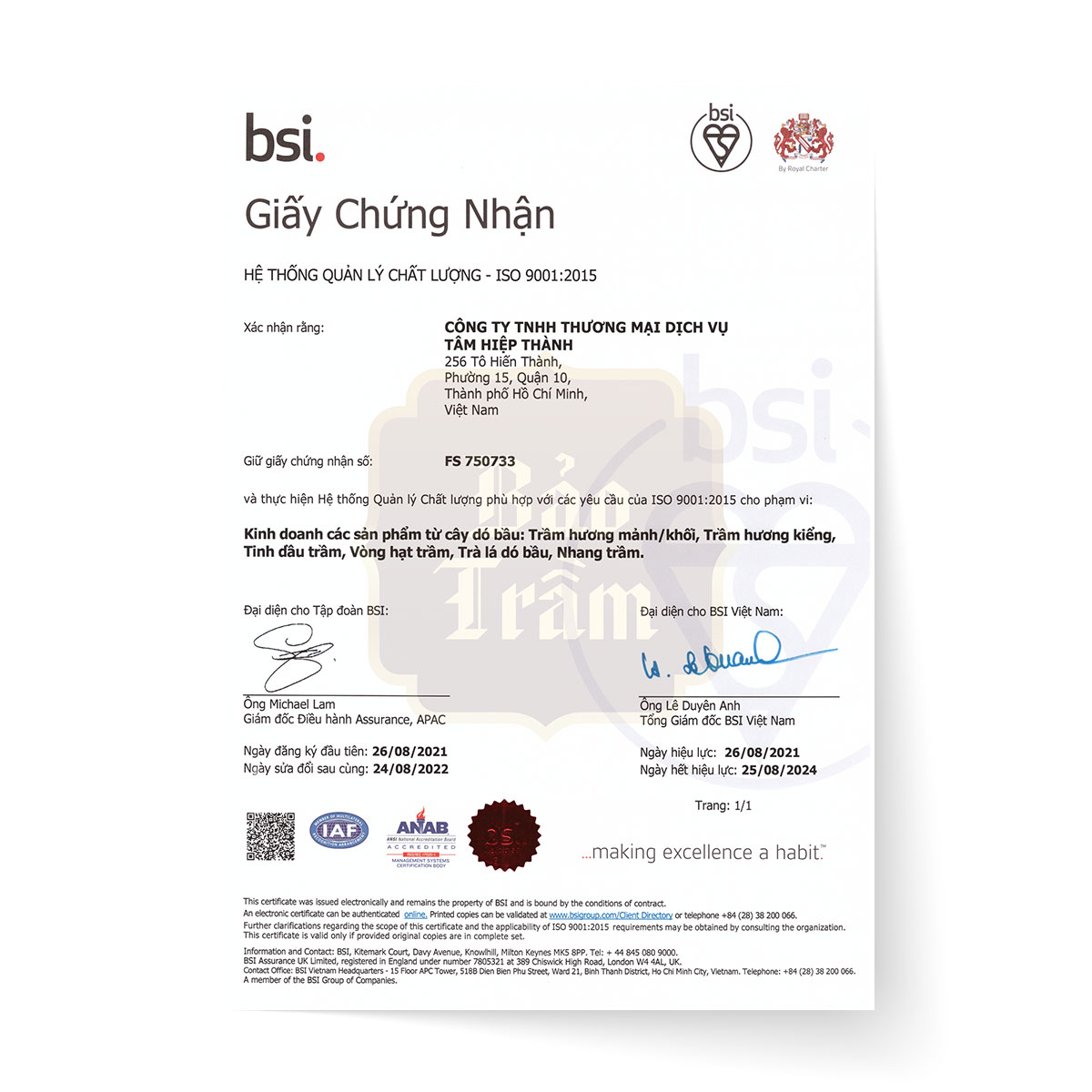 Nhang Trầm Hương Bảo Trầm, Phổ Thông 30cm/ 40cm