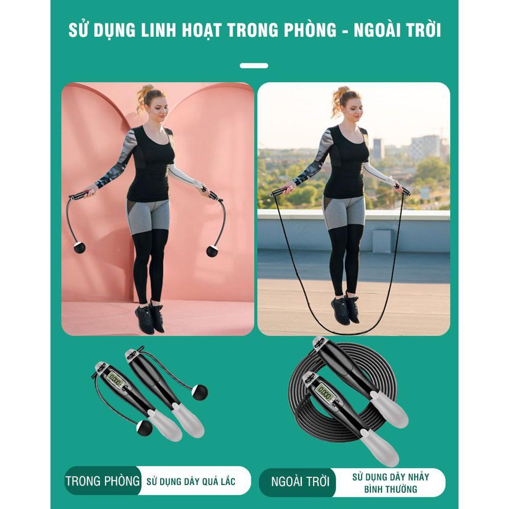 Hình ảnh Dây nhảy có bộ đếm kỹ thuật số tiện dụng 2 in 1 Sportslink