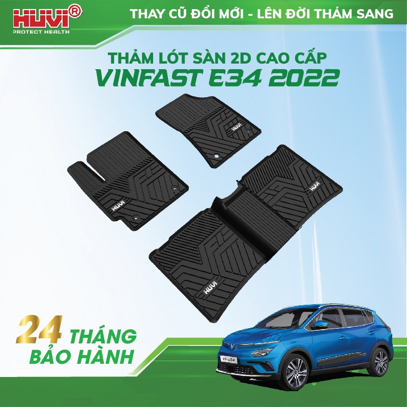 Thảm trải sàn xe hơi Vinfast E34 2022 cao cấp không mùi, không độc hại