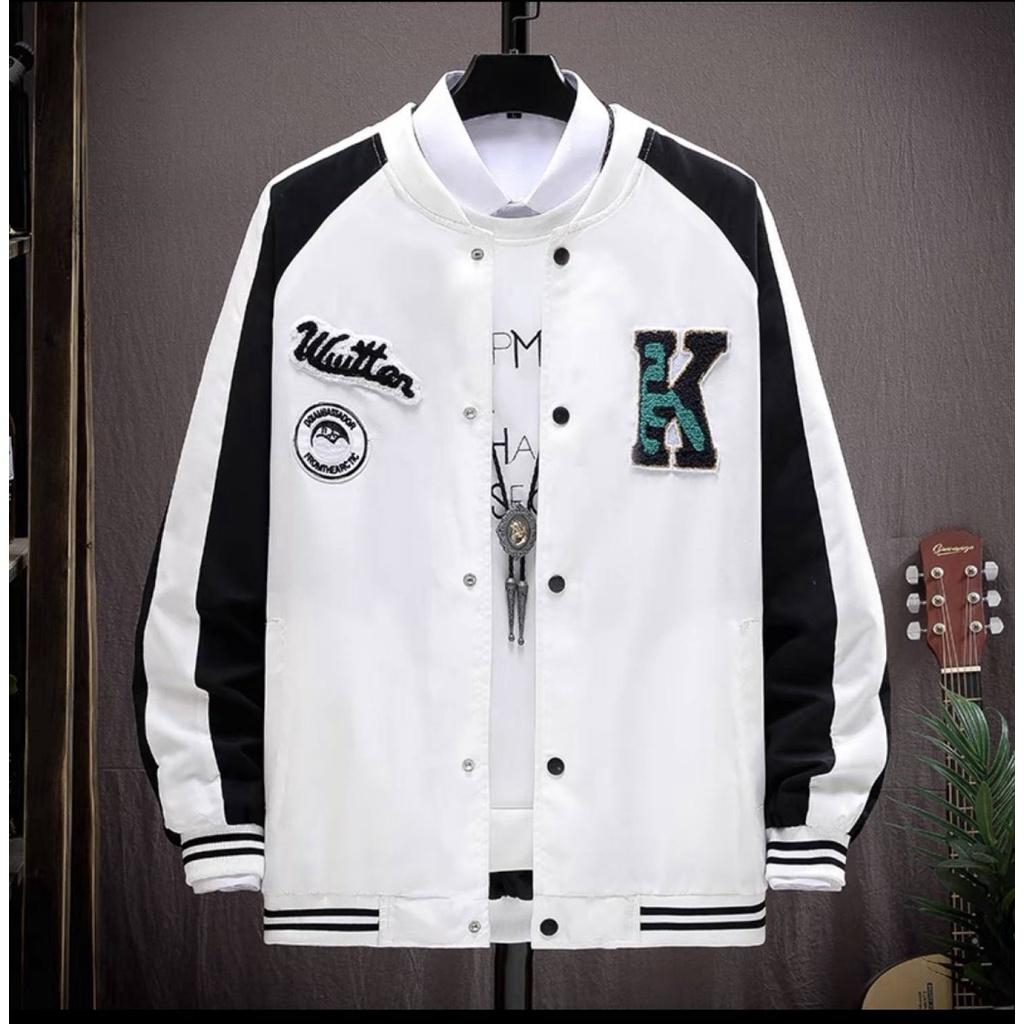Áo Khoác Bomber Bóng Chày Áo Khoác K Áo Khoác Nỉ Nam Nữ cực trend siêu phẩm của năm
