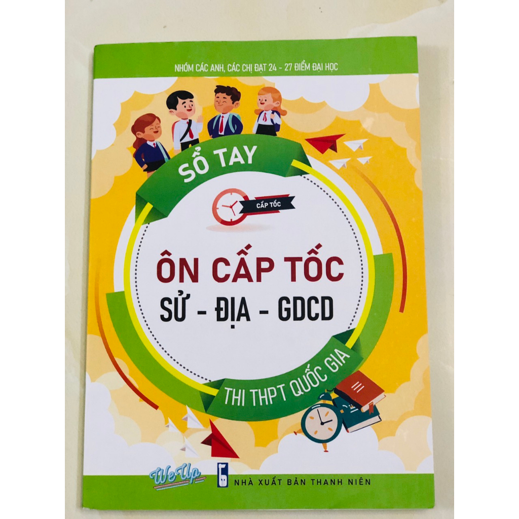 Sách - Sổ tay ôn cấp tốc sử - địa - giáo dục công dân (mới)