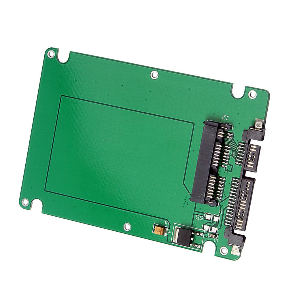 1.8" Micro SATA SSD HDD to 2.5" SATA Adapter Converter Card 100*70*10mm