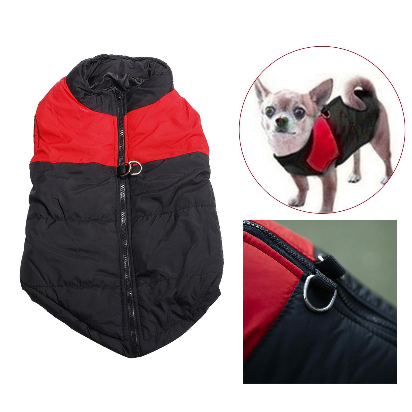 Pet Down Jacket Dog Coat Wateproof Winter Padded Puppy Clothes Vest
