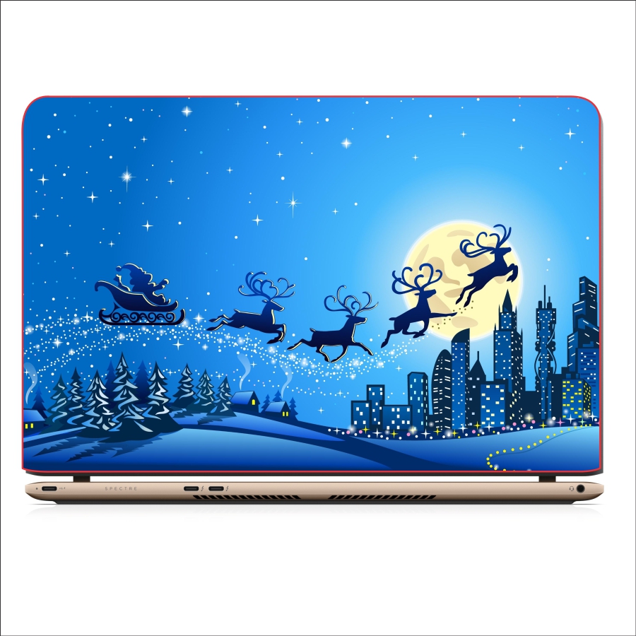 Miếng Skin Dán Decal Laptop Giáng Sinh 2019 - Mã: DCLTGS 002