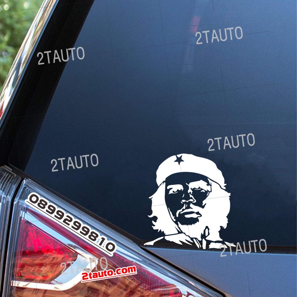 Tem decal sticker dán xe CHE GUEVARA nhiều kích thước, chống thấm nước, logo CHE GUEVARA dán trang trí xe hơi - MẪU 1
