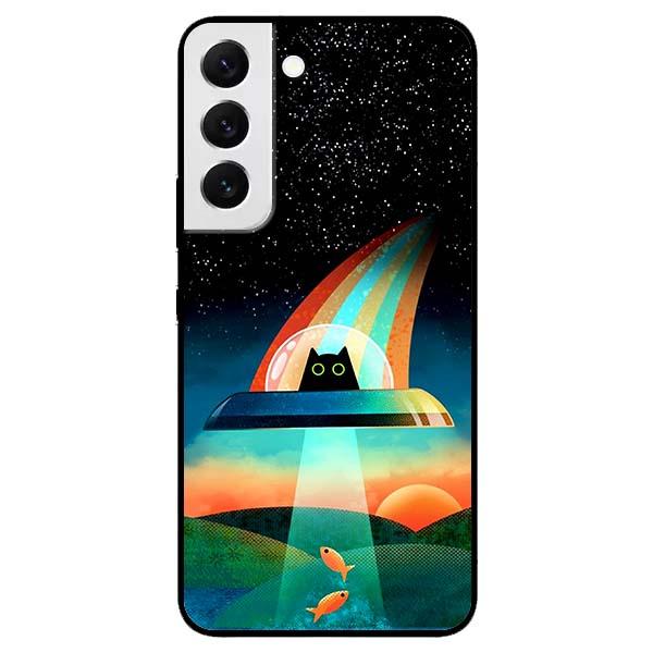 Ốp lưng dành cho Samsung Galaxy S22 5G / S22 Plus 5G / S22 Ultra 5G - Mèo Hành Tinh