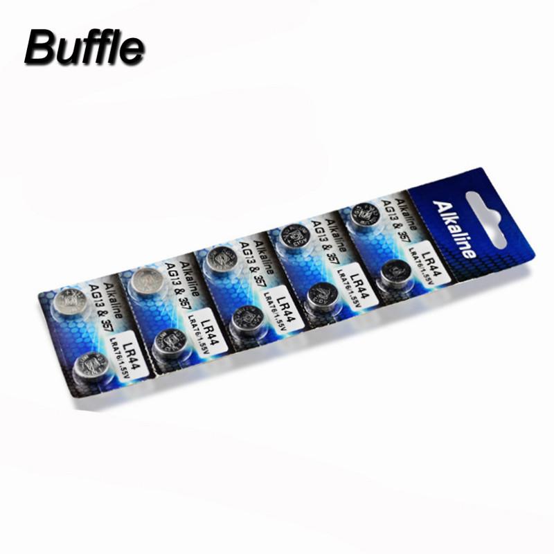 10 Cái/gói AG13 & 357A/LR44 Tế Bào Nút Đồng Xu Pin LRA76 Pin Li-ion 1.55V Cho Nhiều Màu Sắc Đèn Ngủ báo Thức Đồng Hồ Chiếu