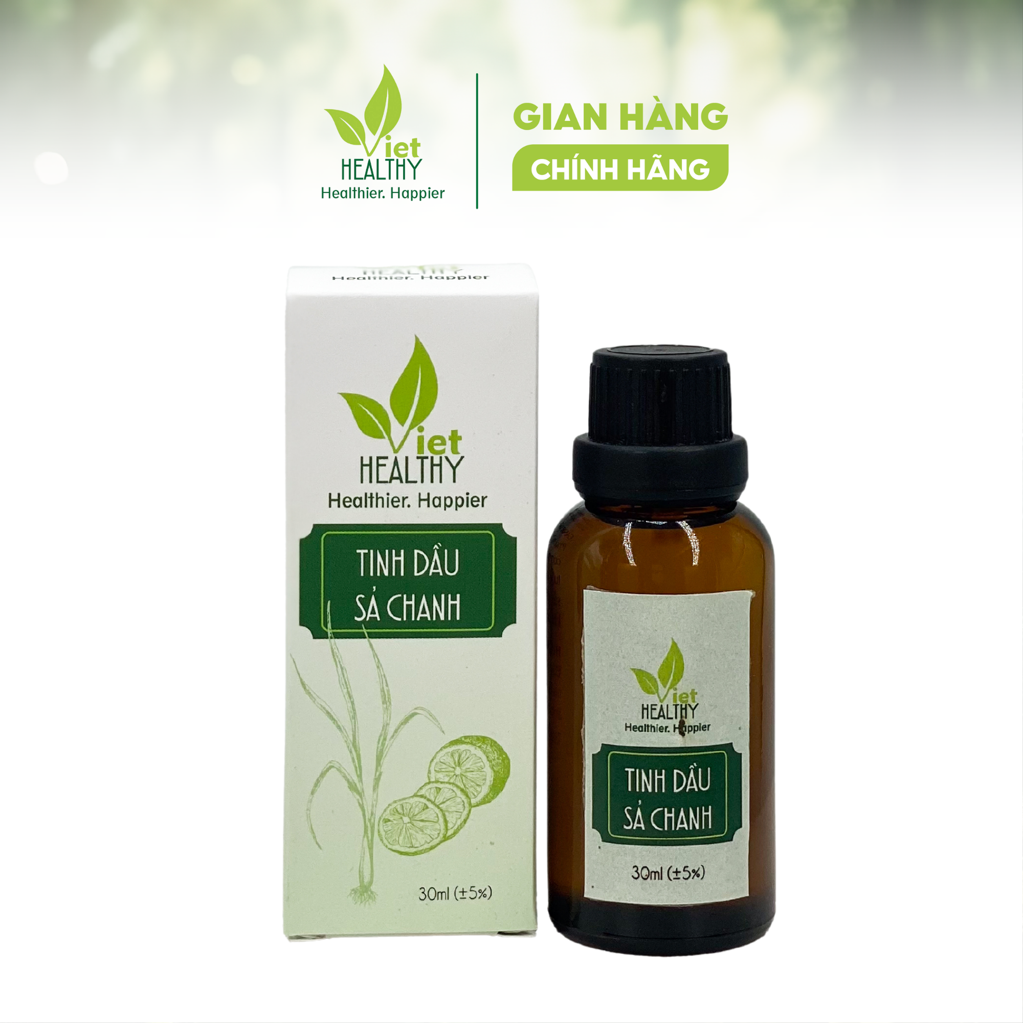 Tinh dầu Sả chanh Viethealthy 30ml