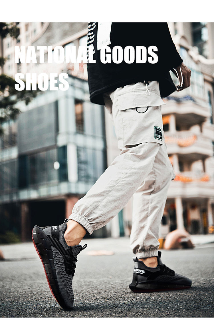 Giày thể thao nam SSN69 mầu đen giày cao 4cm đi lại nhẹ nhàng-chất liệu vải thoáng khí-thấm hút tốt