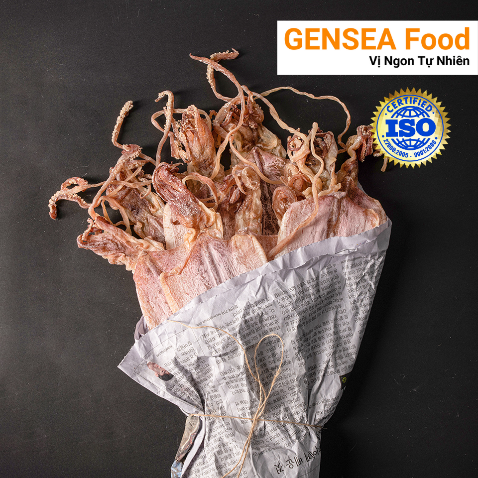 Mực Khô Câu Phú Quý GENSEA Food G1016 - 300G Thượng Hạng Không Chất Bảo Quản Ngọt Tự Nhiên