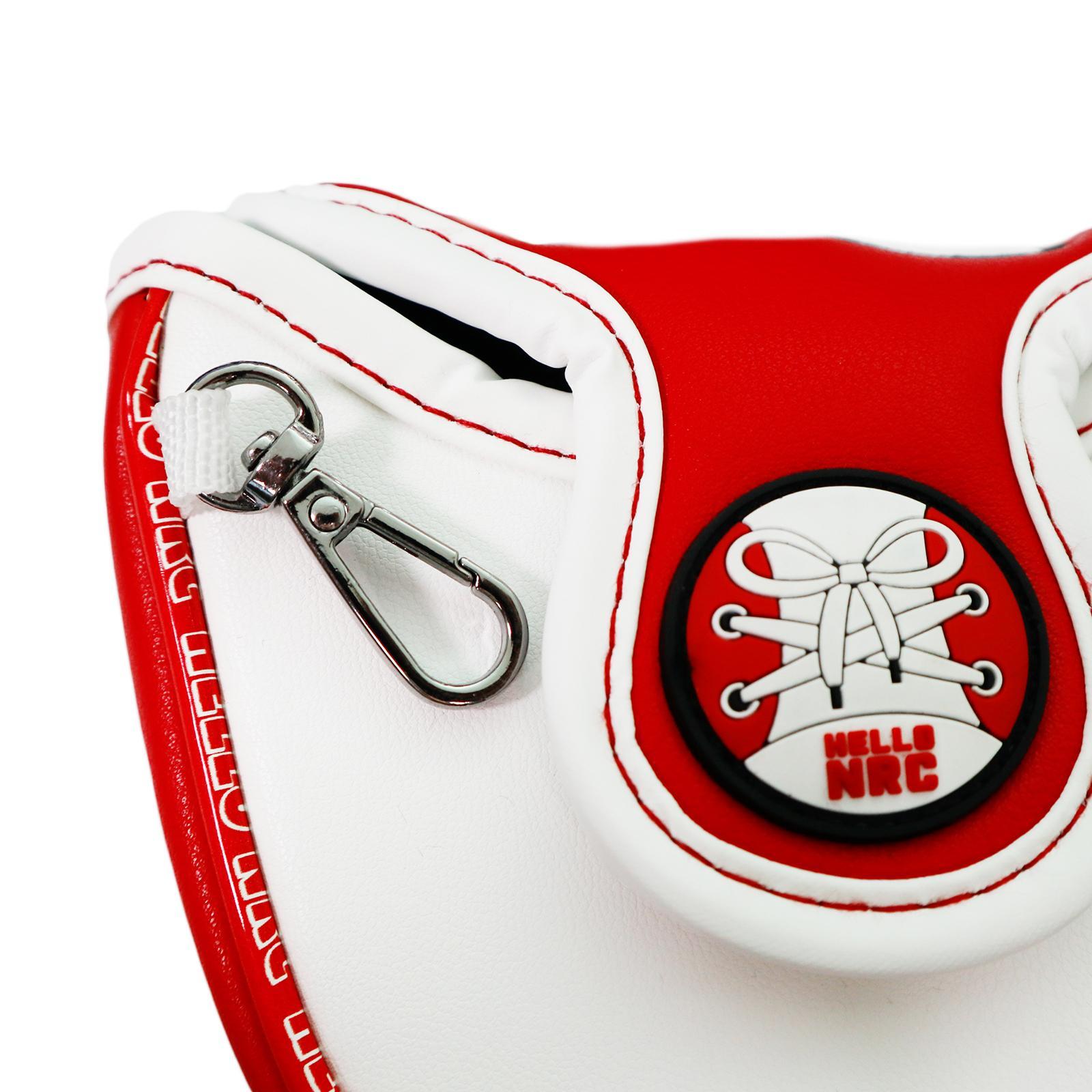 2 Pcs Golf Mallet Putter Head Cover Replacement Headcovers PU Leather