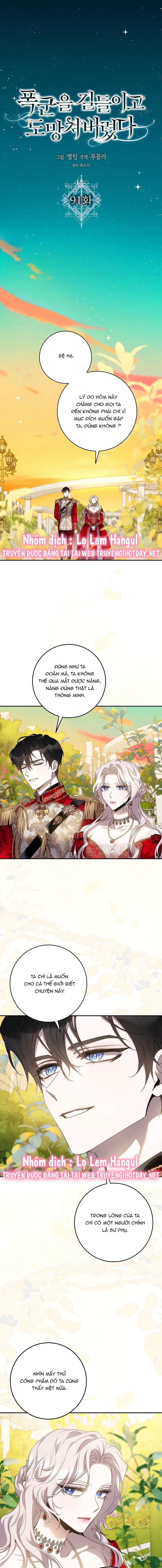 thuần hóa bạo chúa rồi bỏ trốn chapter 91.1 9