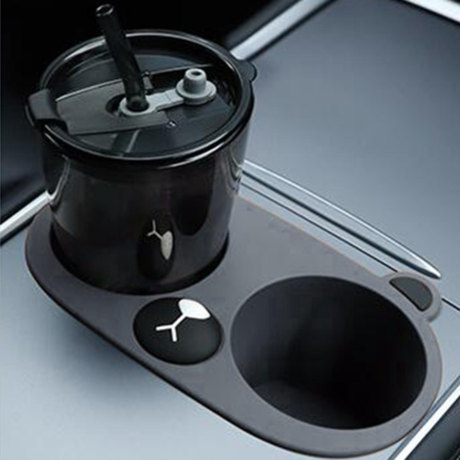Center Console Cup Holder ,Cup Limiter ,Silicone Interior Parts Easy to Install ,Drink Bottle Stable Water Cup Holder Insert for Y